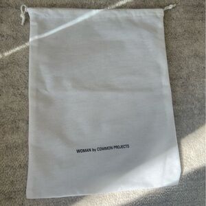 White Common Projects Dust Bag